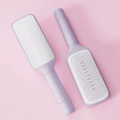 Rotatable Self-Cleaning Massage Hair Brush with Air Cushion and Anti-Static Technology for Women