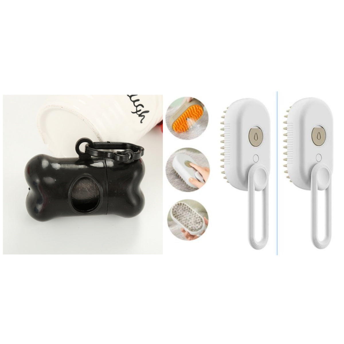 3-in-1 Electric Pet Grooming Brush with Steam Spray for Cats and Dogs - Massage and Hair Removal Comb