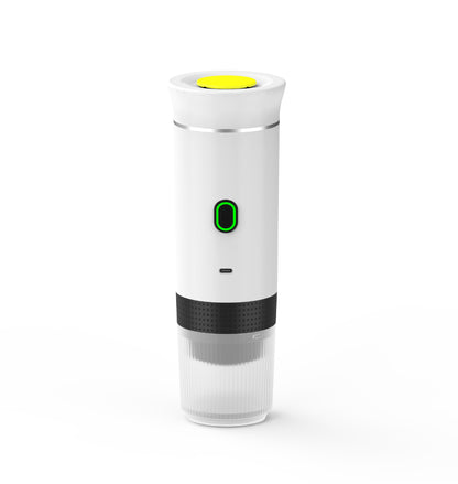 Portable 3-in-1 Electric Espresso Grinder and Coffee Maker for Travel and Home Use