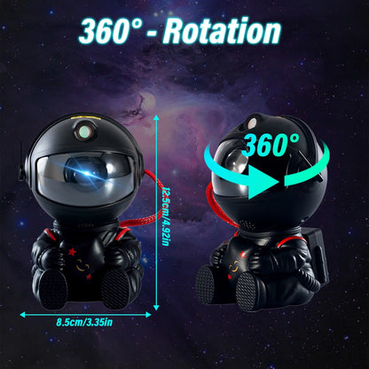 Astronaut Galaxy Projector: Starry Sky Nebula Night Light with Remote Control and Timer for Bedroom and Event Decoration