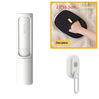 3-in-1 Electric Pet Grooming Brush with Steam Spray for Cats and Dogs - Massage and Hair Removal Comb