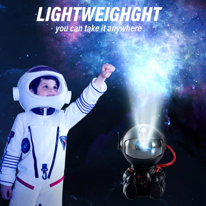 Astronaut Galaxy Projector: Starry Sky Nebula Night Light with Remote Control and Timer for Bedroom and Event Decoration